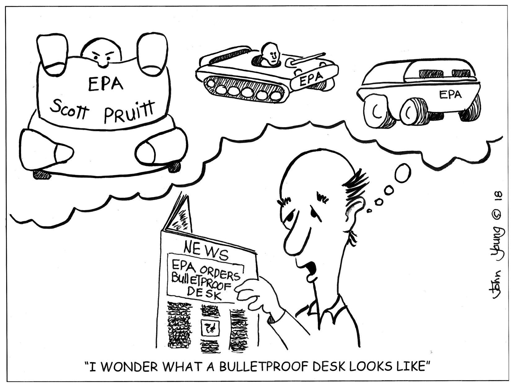 John Young cartoon 4/18/18